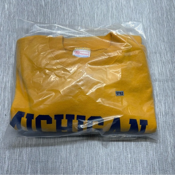 Vintage 90s University of Michigan Wolverines Sweatshirt Sz Men's XL - Picture 8 of 8